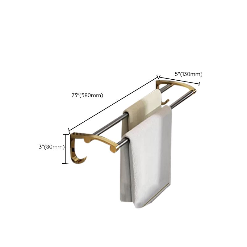 BowLift | Contemporary stainless steel bathroom accessories as a single piece or in a set in black and gold