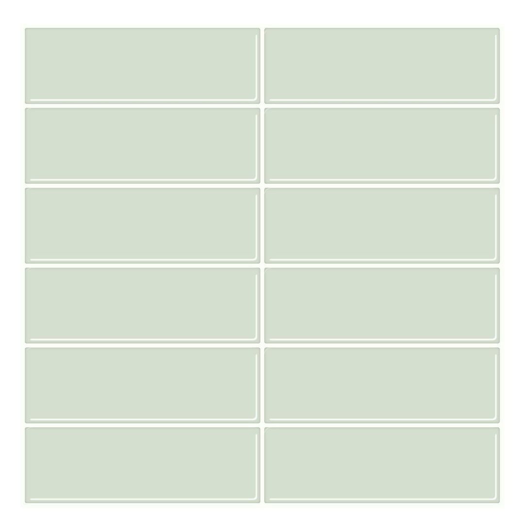 BowLift | Peel and Stick Tiles Waterproof Plastic Rectangular Peel & Stick Tile for the Kitchen 2-Pack