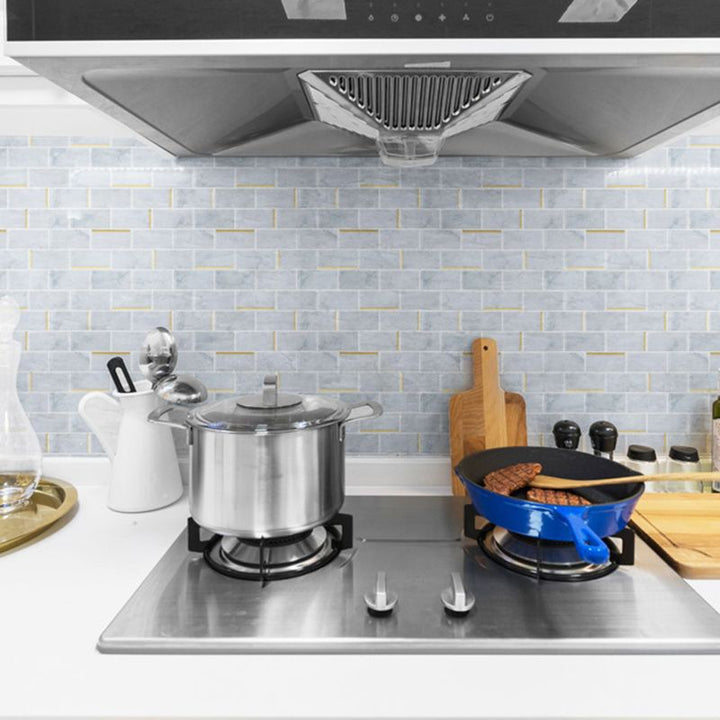 BowLift | Mosaic Tile Peel & Stick Tile PVC Kitchen Backsplash Peel and Stick Wall Tile