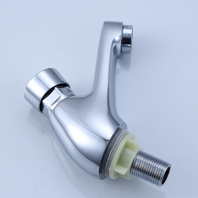 BowLift | Modern sink faucet with brass knob handle, low arc, washbasin faucet