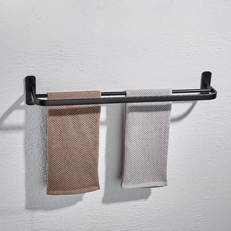 BowLift | Modern black bathroom accessory set towel holder bathroom shelf bathroom faucet set