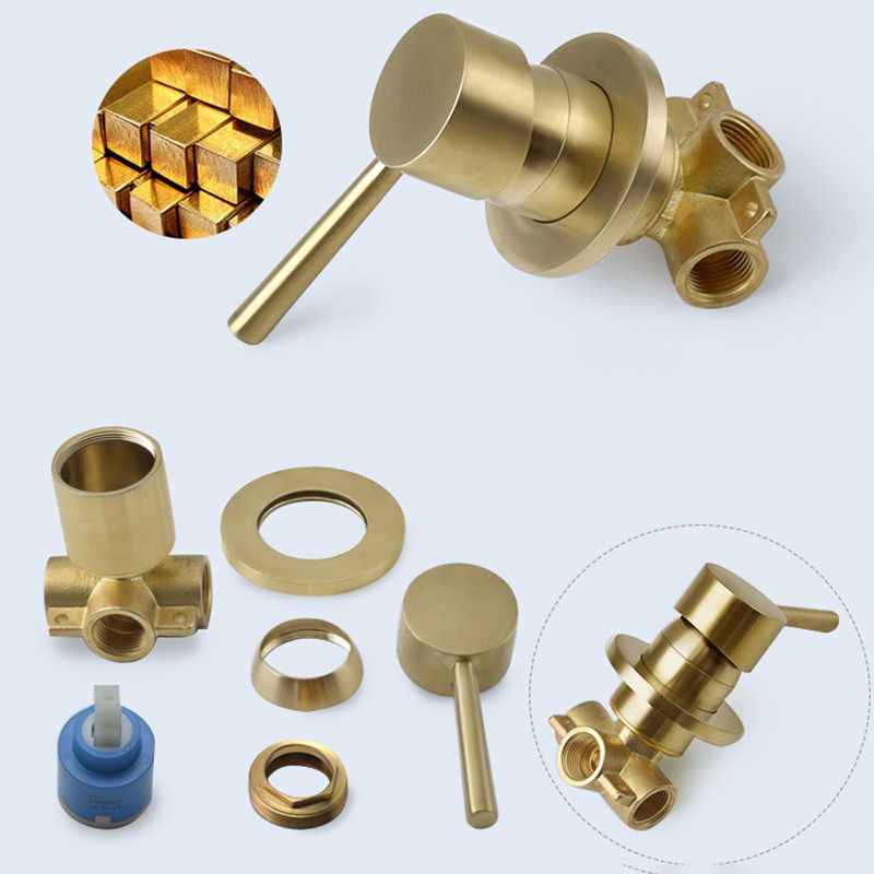 BowLift | Stainless Steel Shower Combination Round Fixed Shower Head with Shower Arm
