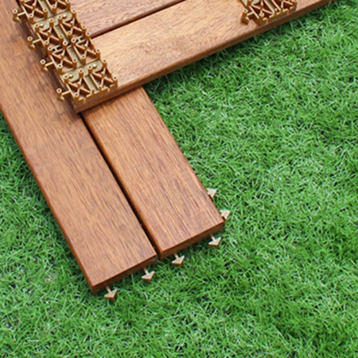 BowLift | Basic Wood Tile Set Composite Layable Patio Tiles