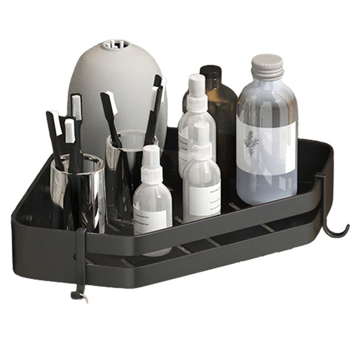 BowLift | Modern 2/3-piece Bathroom Set Stainless Steel Triangle Bath Shelf made of Aluminum