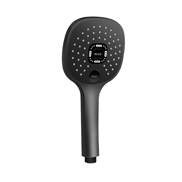 BowLift | Contemporary Handheld Supercharged Shower Head Square Metal Spray Head