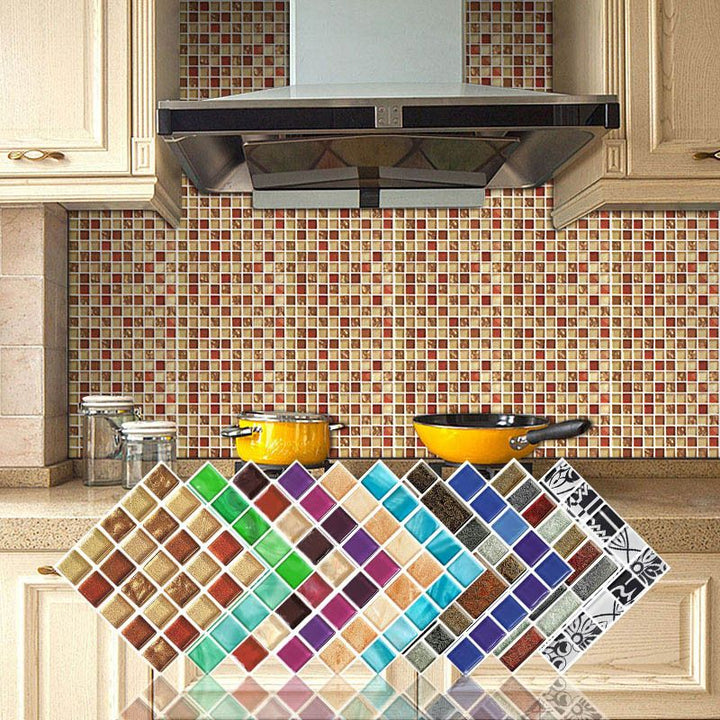 BowLift | Mosaic Tile Wallpaper PVC Waterproof Peel and Stick Wall Tile with Square Shape