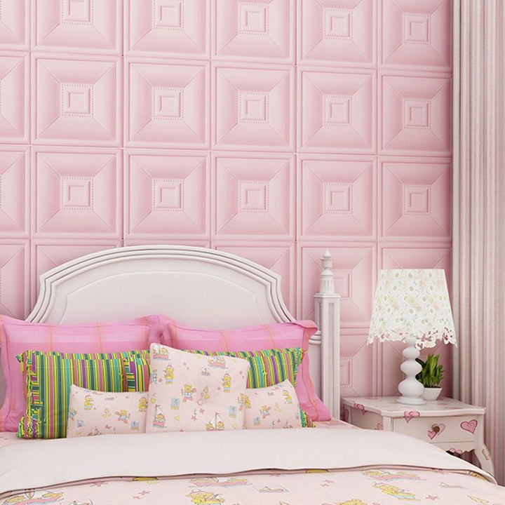 BowLift | Glam Style Foam Water-Resistant Wall Cladding Living Room 3D Embossing Wall Cladding