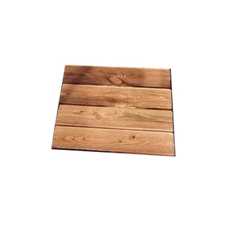 BowLift | Tradition wood tile wire-brushed square engineered wood for patio garden