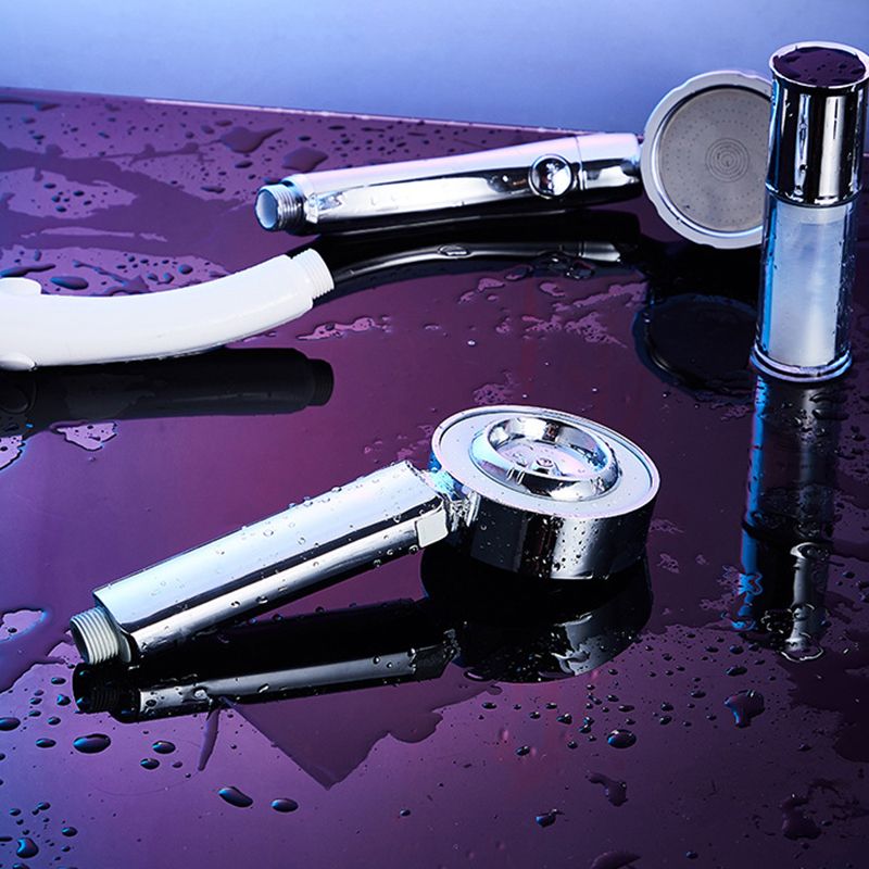 BowLift | Contemporary Wall Mounted Showerhead Combination Chrome Round Hand Shower