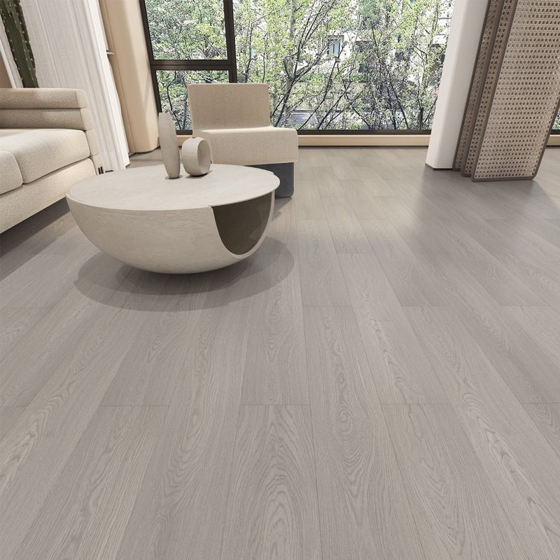 BowLift | 49"x8" width E0 natural solid wood laminate flooring, click-lock, waterproof