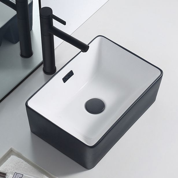 BowLift | Modern porcelain floor washbasin Rectangular washbasin for the bathroom
