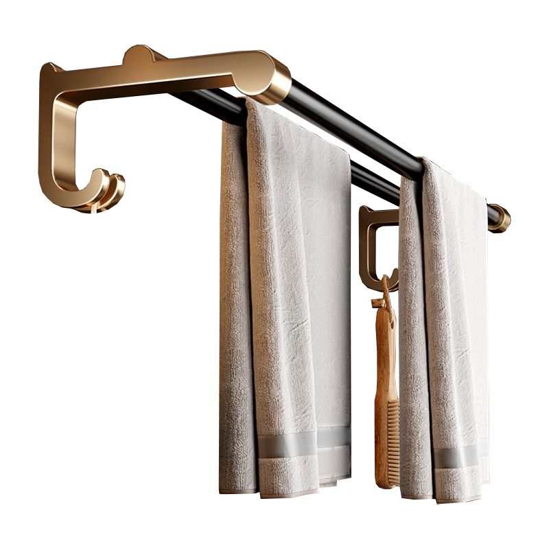 BowLift | Modern black bath accessory set towel bar bathroom accessory set