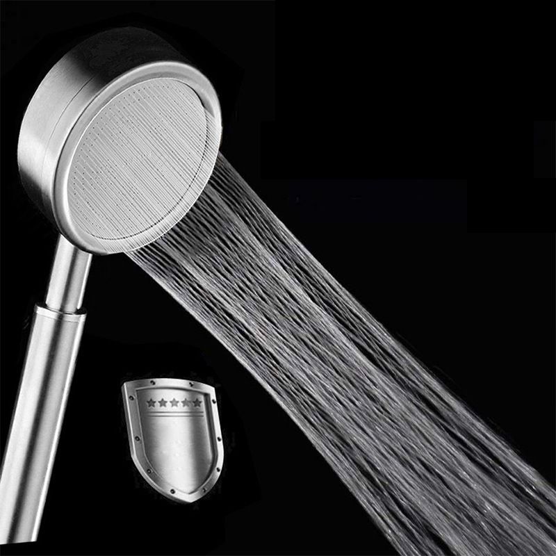 BowLift | Modern Shower Head Stainless Steel Round Metal Handheld Shower Head