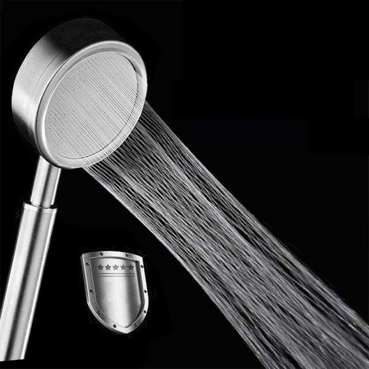 BowLift | Modern Shower Head Stainless Steel Round Metal Handheld Shower Head