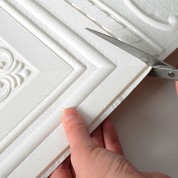 BowLift | Contemporary waterproof 3D wall panel veneer for peeling and sticking for interior walls