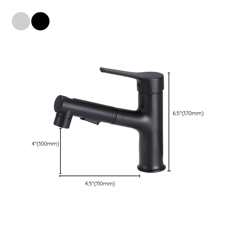 BowLift | Modern Sink Faucet Uniform Color Metal Sink Bathroom Faucet