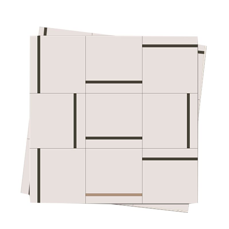 BowLift | Square Indoor Vinyl Floor Peel and Stick Line Print Vinyl Floor