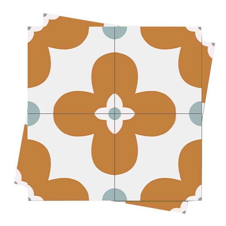 BowLift | Square Inner Layer Vinyl Flooring Floral Pattern Peel and Stick Waterproof Vinyl Flooring