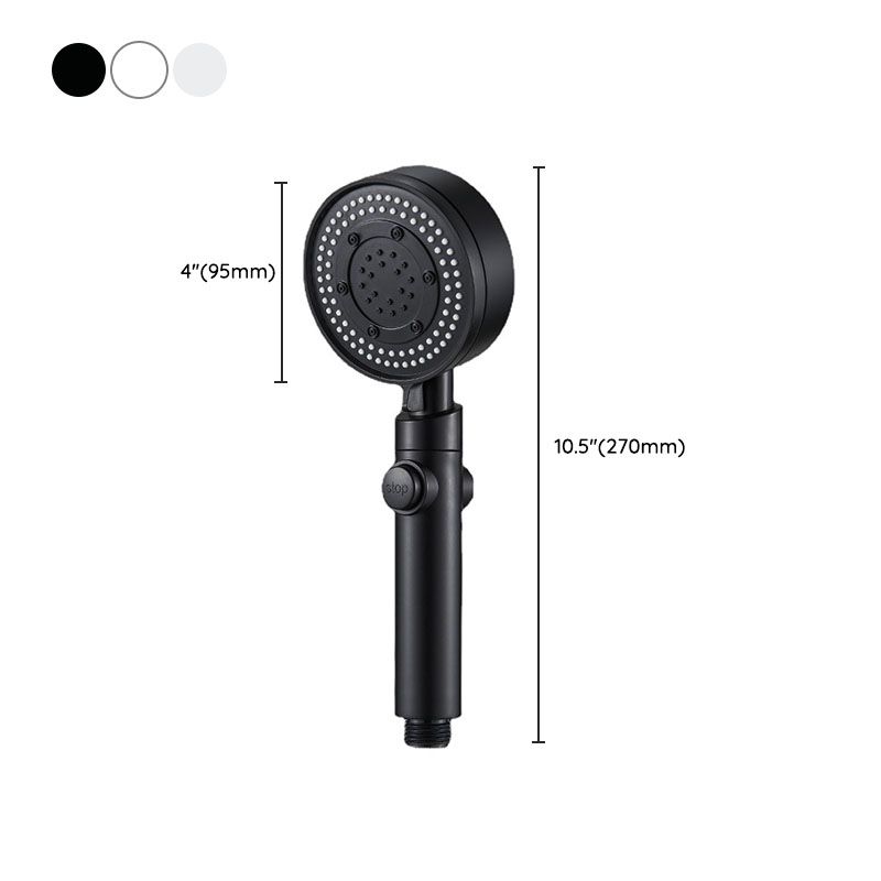 BowLift | Contemporary Handheld Shower Plastic Round Hand Shower with Self-Cleaning