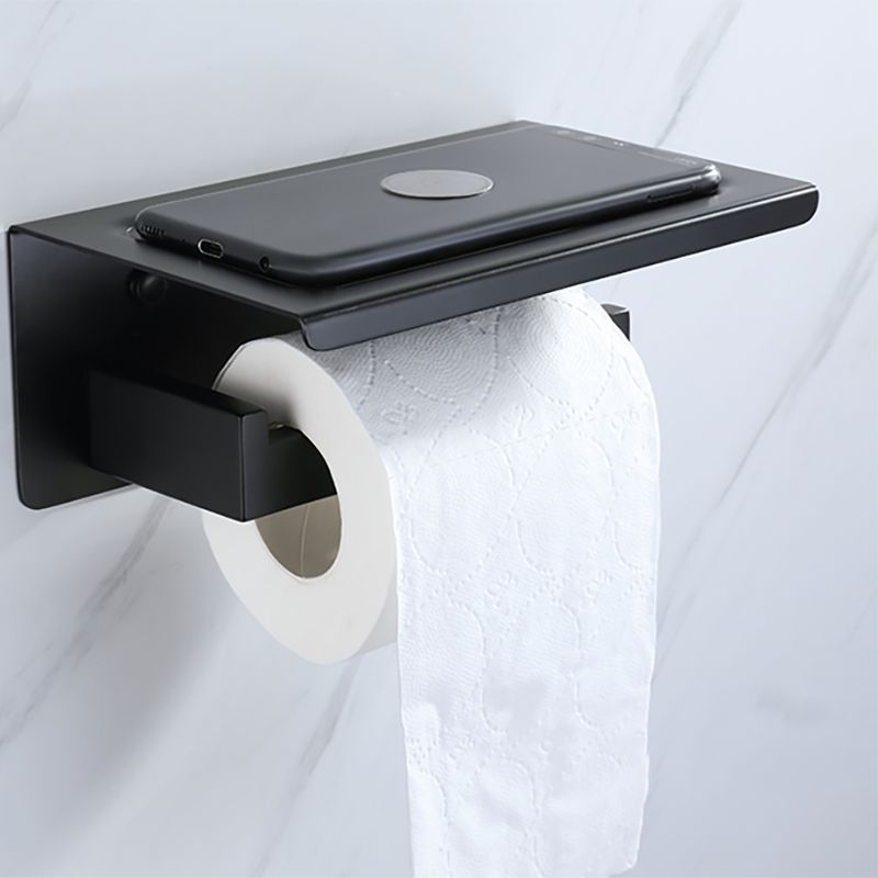 BowLift | Modern Bathroom Hardware Set Bathroom Shelf Towel Bar Black Bathroom Hardware Set