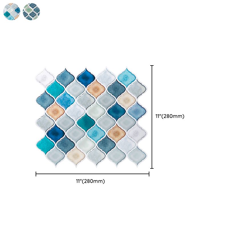 BowLift | Plastic Peel & Stick Mosaic Tiles Waterproof Mosaic Tiles Wallpaper