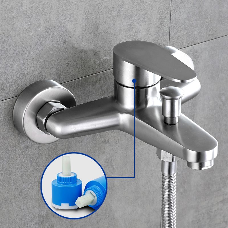 BowLift | Contemporary Bathtub Filling Trim 304 Stainless Steel Wall Mounted Bathtub Faucet
