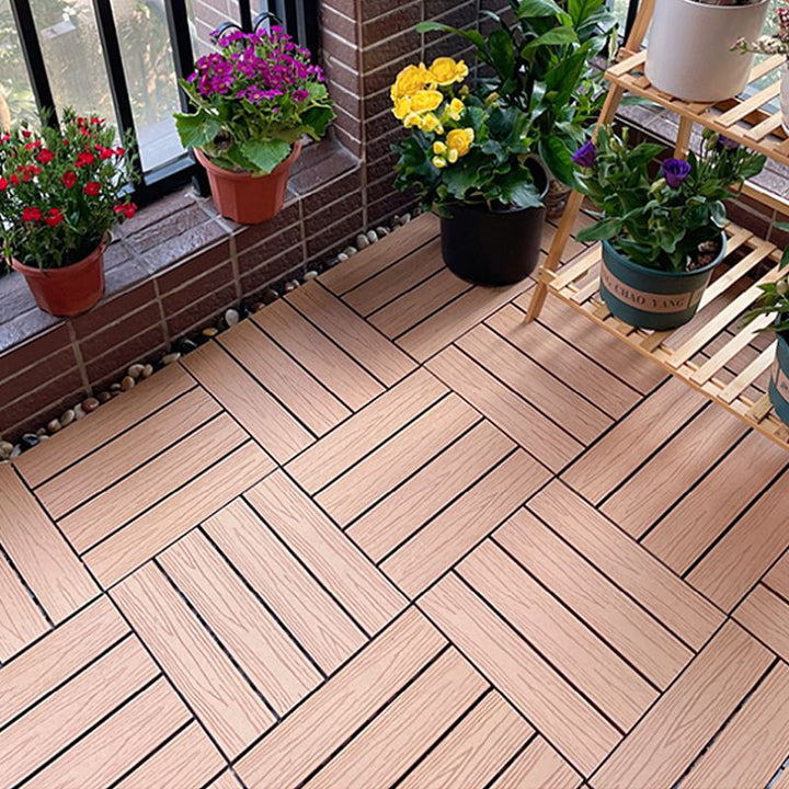 BowLift | Corrosion-resistant Wood Floor Modern Style Square Outdoor Wood Floor