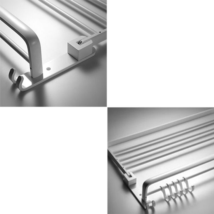 BowLift | Aluminium Bathroom Accessories Set Modern White Bathroom Accessories Set