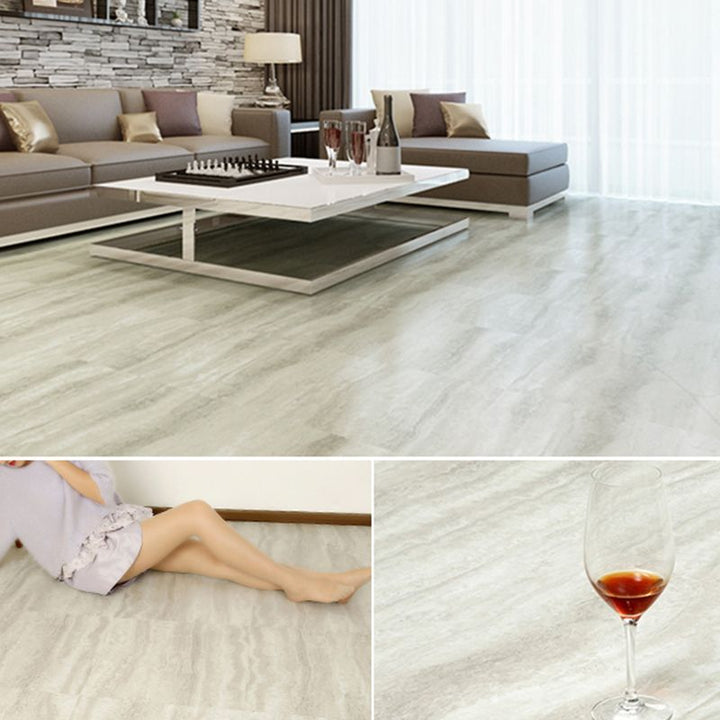 BowLift | Rectangular PVC Floor Covering Peel and Stick Matte Stone Look Vinyl Floor