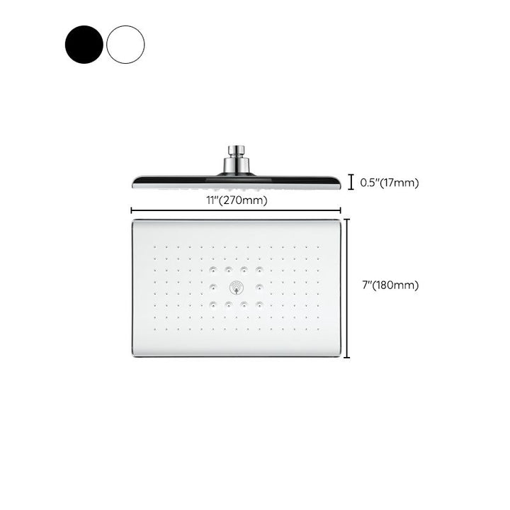 BowLift | Rectangular Fixed Shower Head Traditional Ceiling Mounted Shower Head