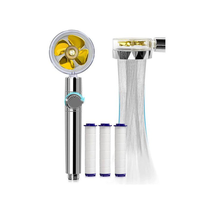 BowLift | Contemporary Handheld Supercharged Showerhead Round 3 Adjustment Spray Head