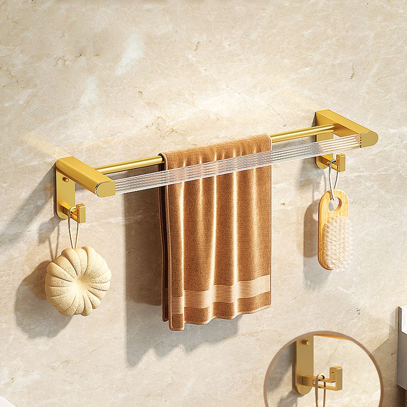 BowLift | Modern Bathroom Hardware Set Towel Rack Bathroom Shelf Gray/Gold Bathroom Hardware Set