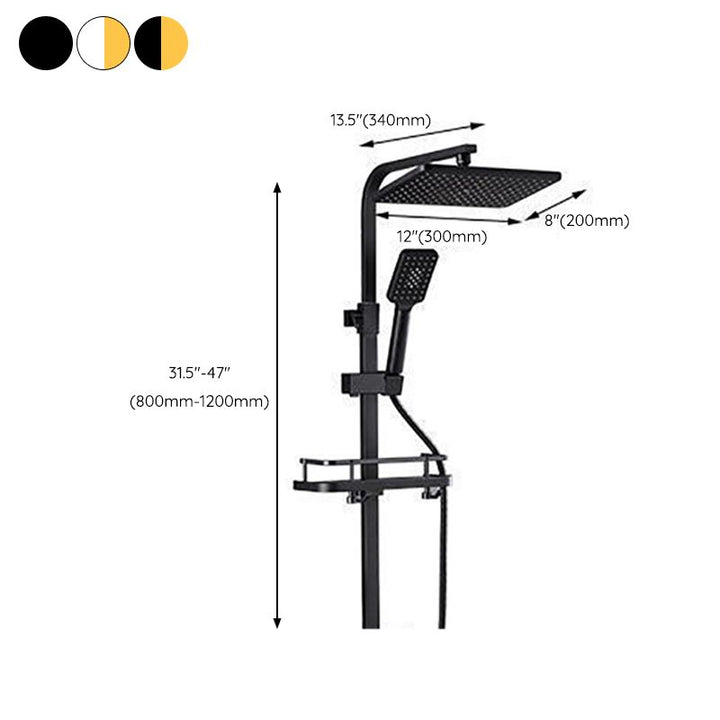 BowLift | Modern Shower System Wall-Mounted Stain-Resistant Shower System with Hand Shower