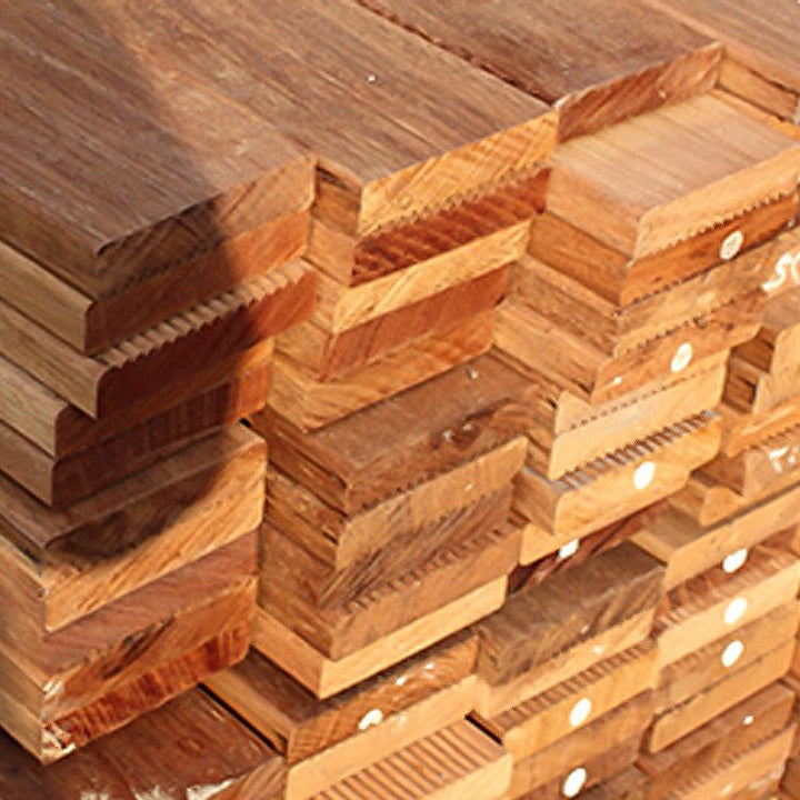 BowLift | Modern solid hardwood flooring Merbau wood siding for terrace