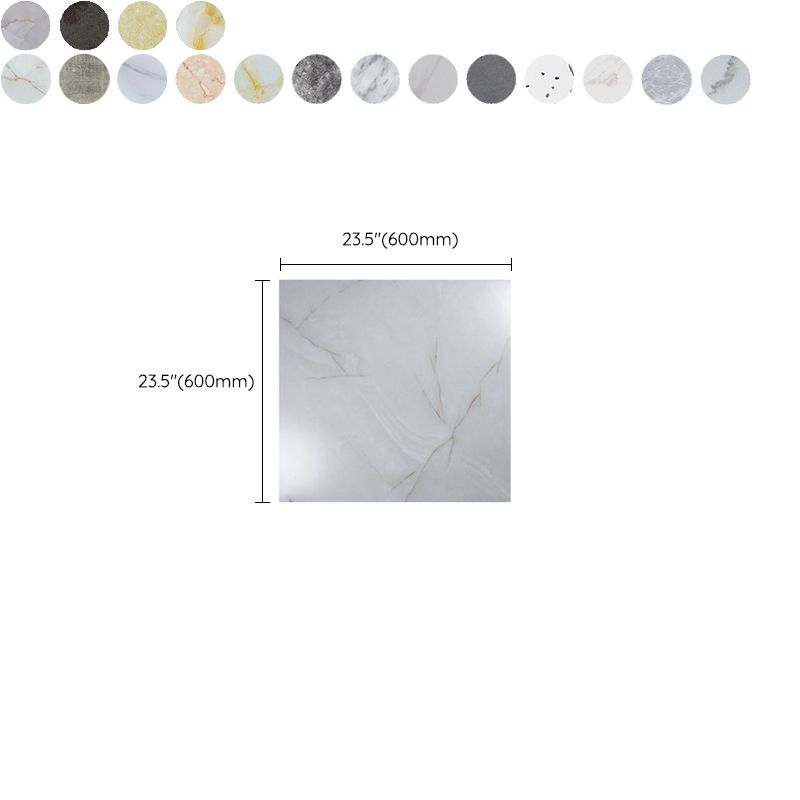BowLift | Modern vinyl flooring with marble design for peeling and attaching