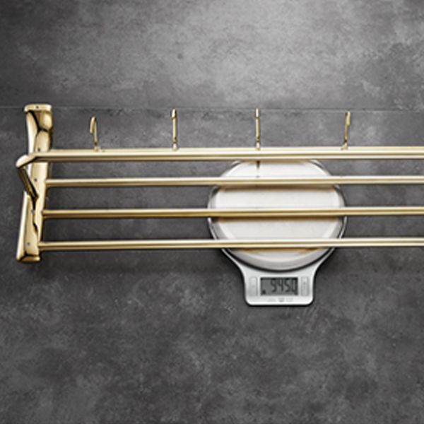 BowLift | Traditional Bathroom Fixtures Gold Bathroom Shelf Bathroom Accessory Set