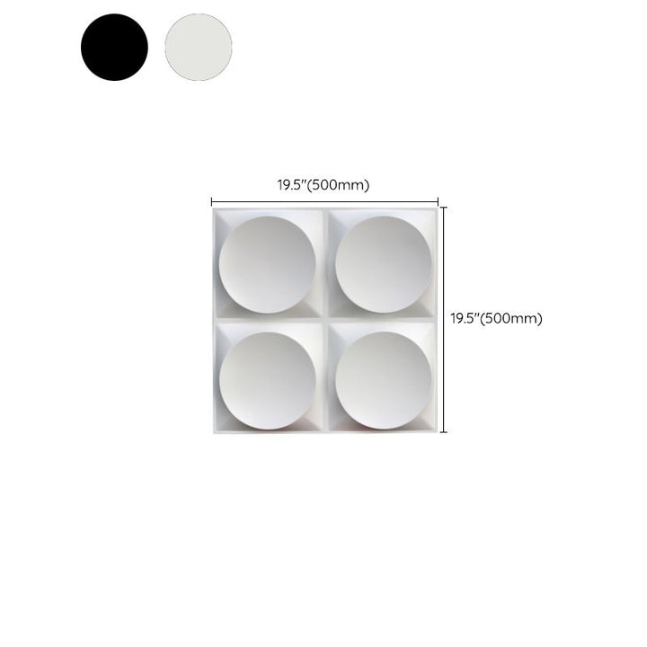 BowLift | Modern Style PVC Wall Panel Living Room Peel and Stick Wall Covering 3D Wall Covering