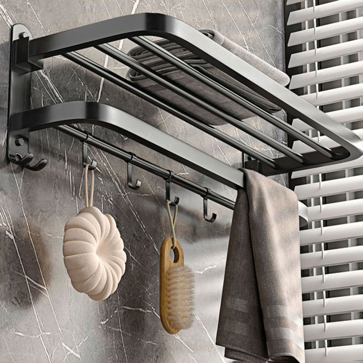BowLift | Modern gray bathroom accessory set bathroom shelf bath hardware set