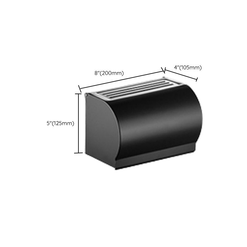 BowLift | Modern Bathroom Accessories Black Paper Holder Bathroom Shelf Bathroom Accessory Set