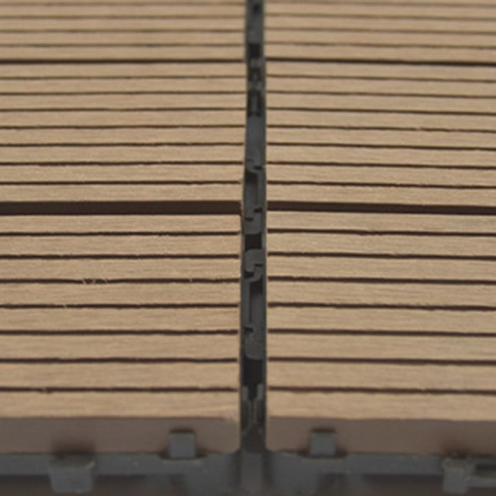 BowLift | Wire brushed wooden floor tiles Click-Lock engineered wood for patio garden