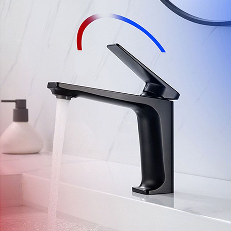 BowLift | Modern basin tap lever handle copper low arc basin tap