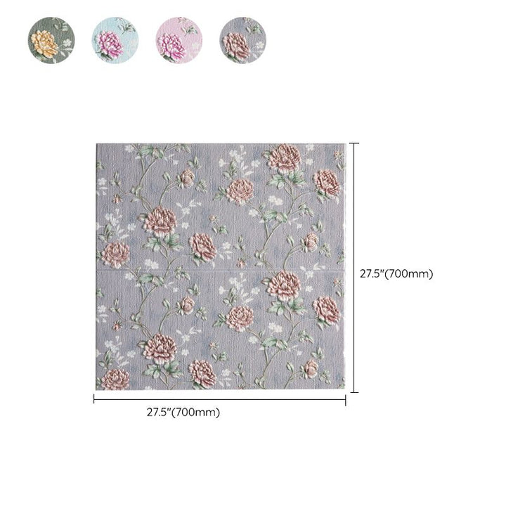 BowLift | Modern Wall Panel 3D Floral Print Peel and Stick Waterproof Wall Covering