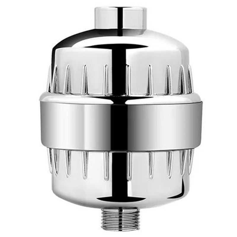 BowLift | 5 Sprays Shower Head Wall Mounted Silver Round Fixed Shower Head