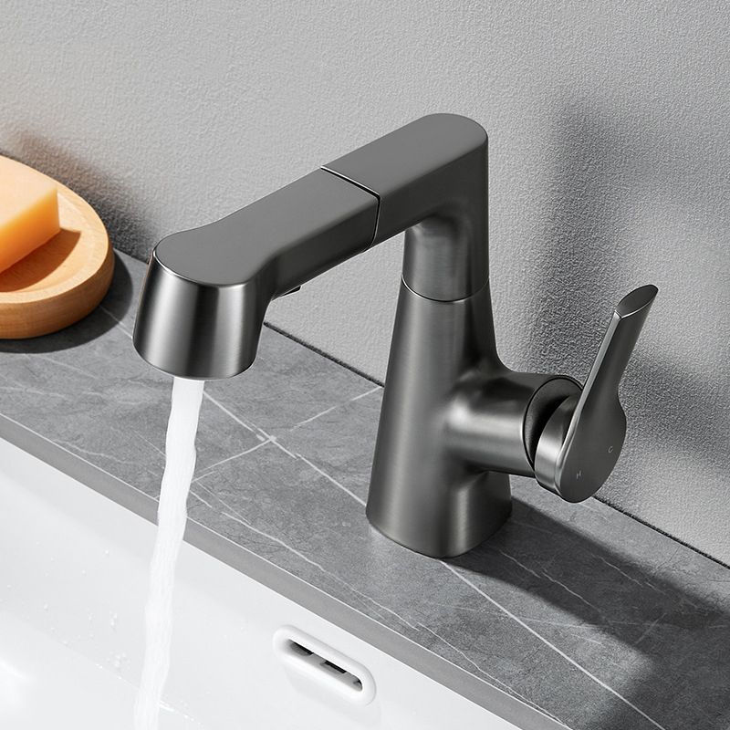 BowLift | Modern Single Color Faucet Metal Center Connection Basin Faucet for Bathroom