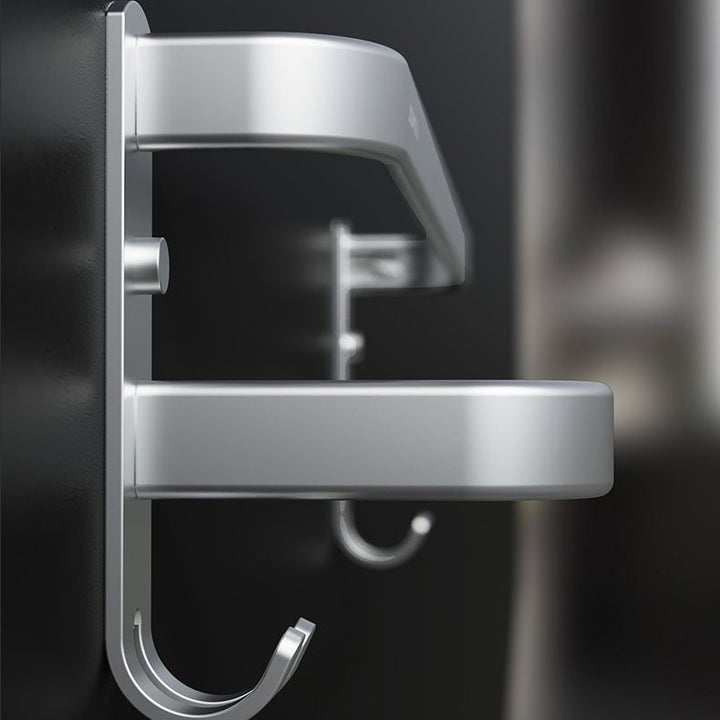 BowLift | 7-piece Bathroom Accessory Set Modern Aluminum Bathroom Set in Silver