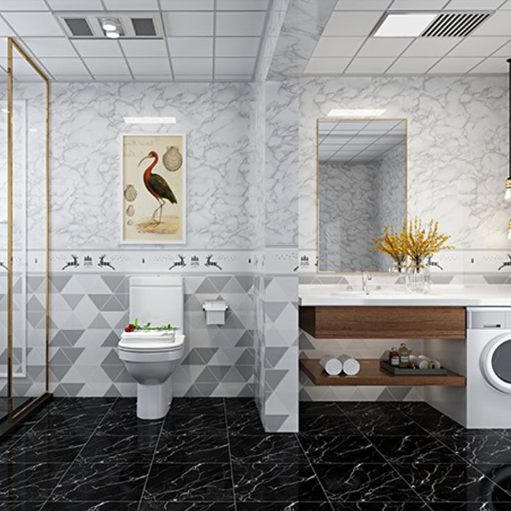 BowLift | Modern Peel-and-Stick Tiles Plastic Single Tile Peel & Stick Mosaic Tile