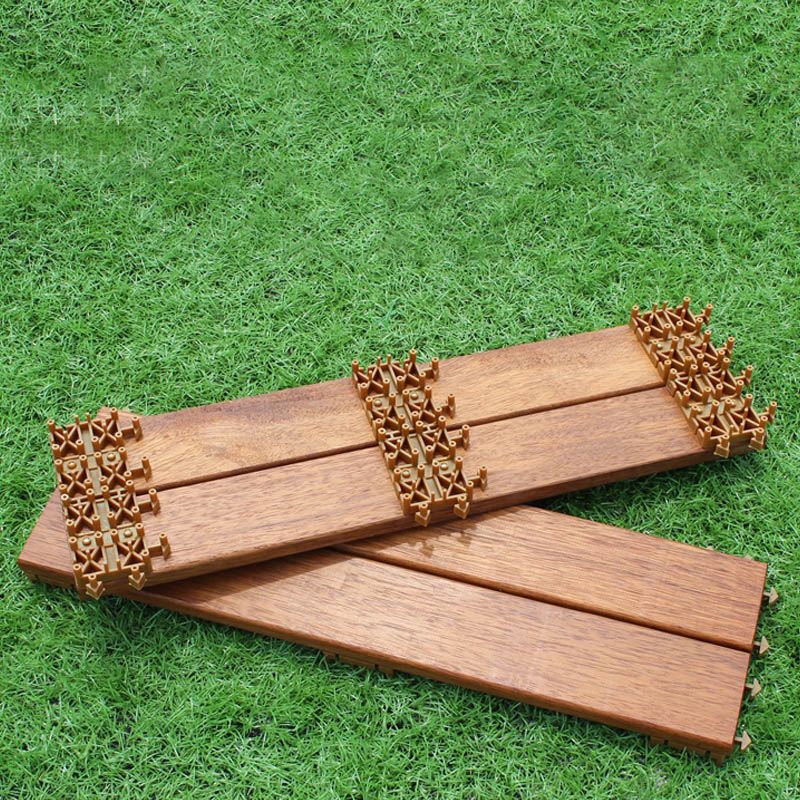 BowLift | Basic Wood Tile Set Composite Layable Patio Tiles
