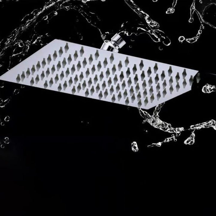 BowLift | Traditional Dual Showerhead Square Wall-Mounted Dual Shower