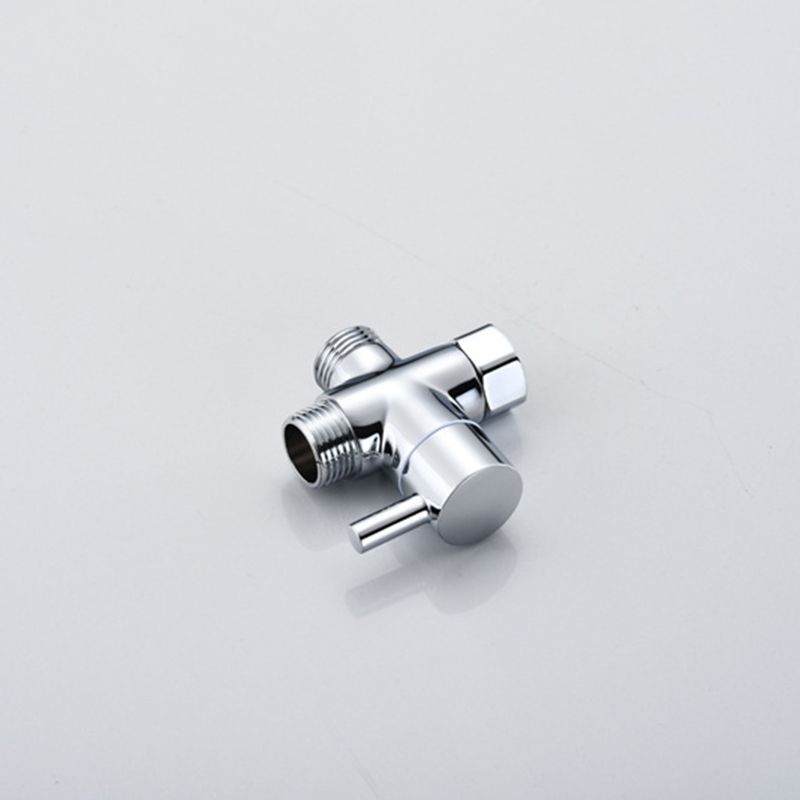 BowLift | Home Round Dual Shower Heads Modern Style Wall Mounted Metal Dual Shower
