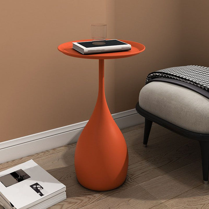 BowLift | Beef Metal Table with Base Medieval Side Table in Modern Style